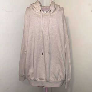 Like New L.O.G.G. By H&M Tan Heather hooded  Sweatshirt- XL Unisex